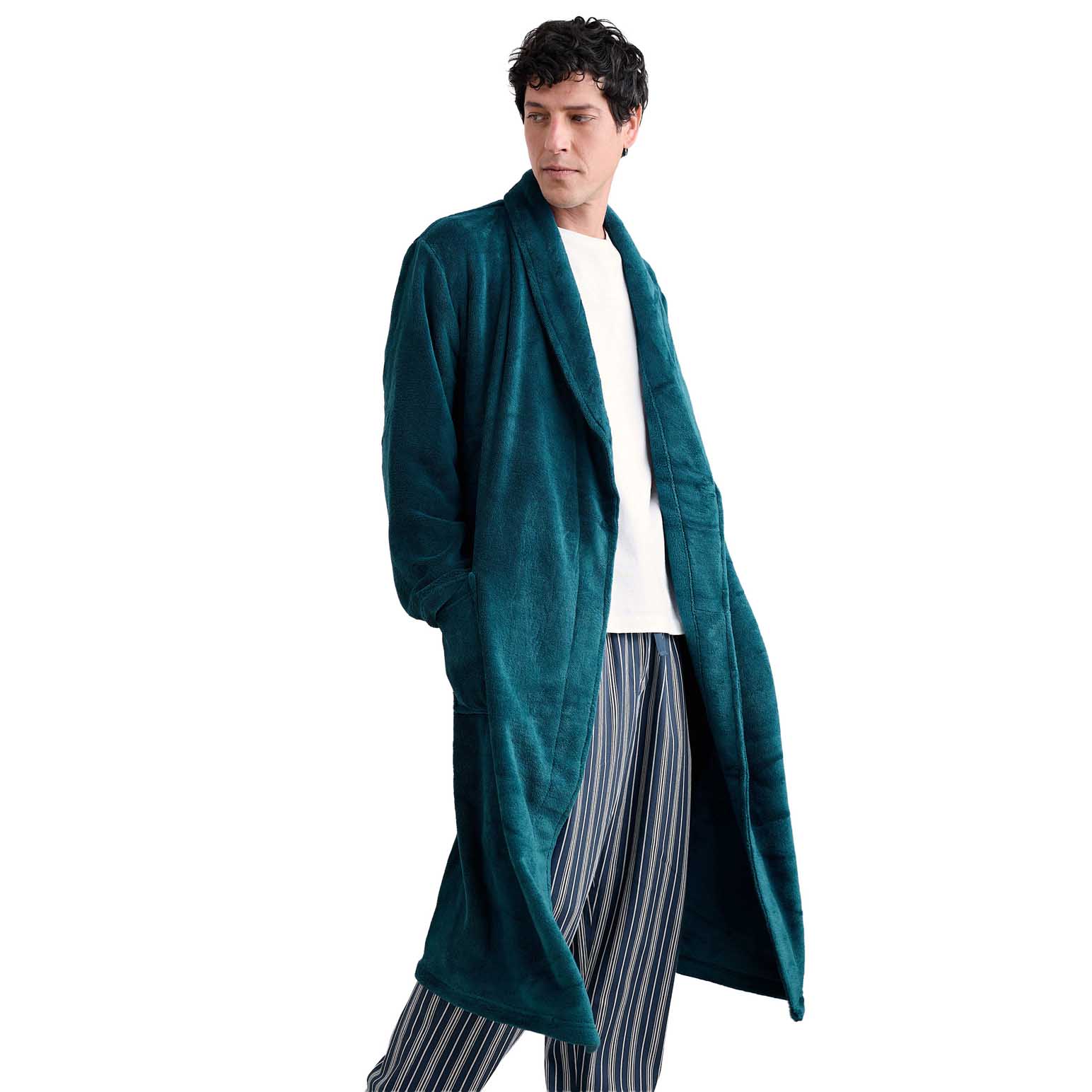 Seasalt Cornwall Potter Robe Dark Lake